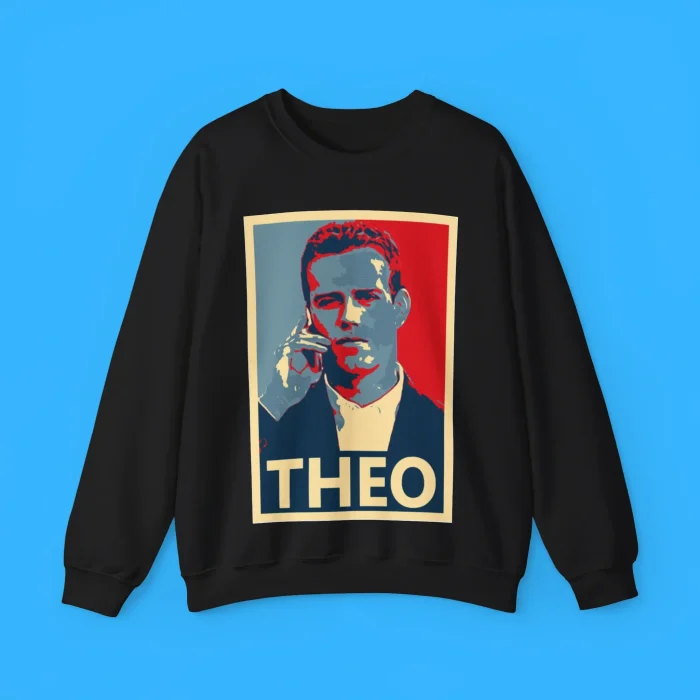 Theo Epstein In Action Signed By Artist Print Sweatshirt