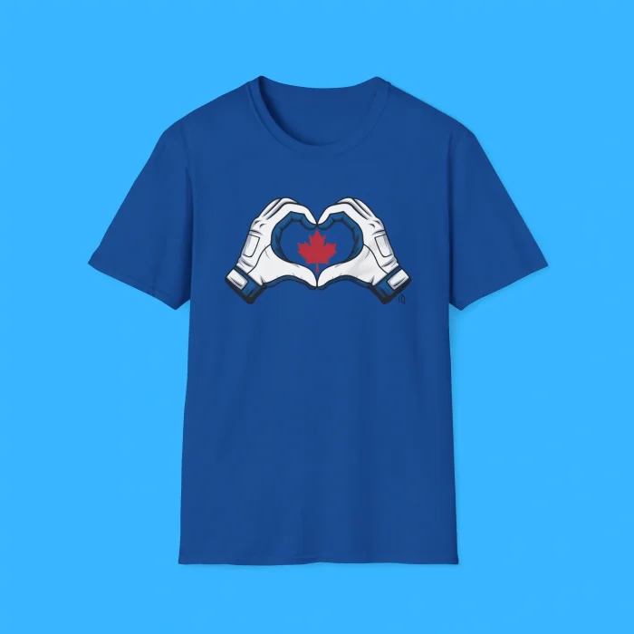 Toronto Blue Jays Canada Heart Hands Shirt