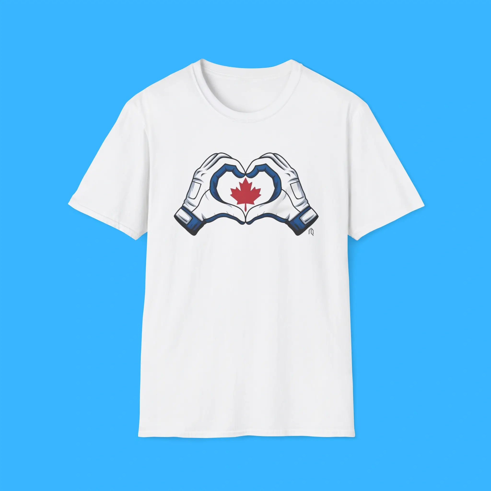 Toronto-Blue-Jays-Canada-Heart-Hands-White-Shirt Toronto Blue Jays Canada Heart Hands White Shirt