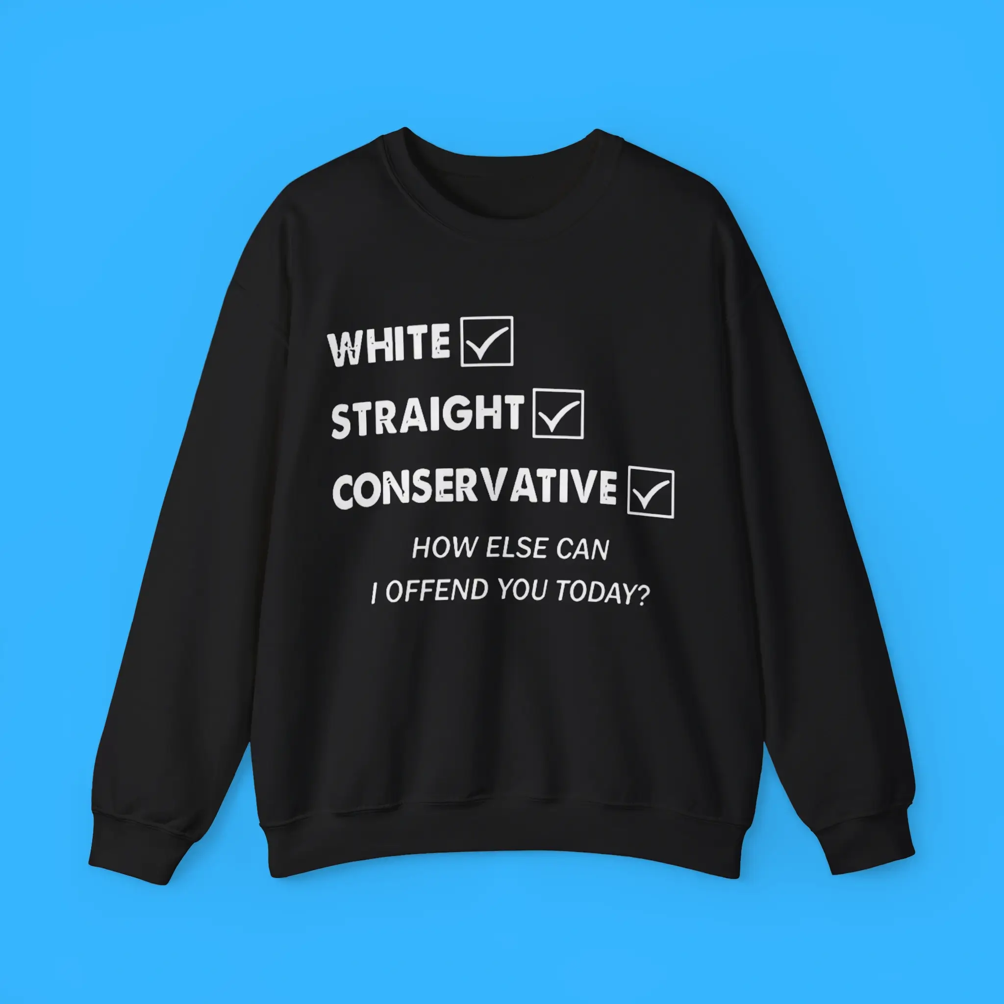 White-Straight-Conservative-Sweatshirt White Straight Conservative Sweatshirt