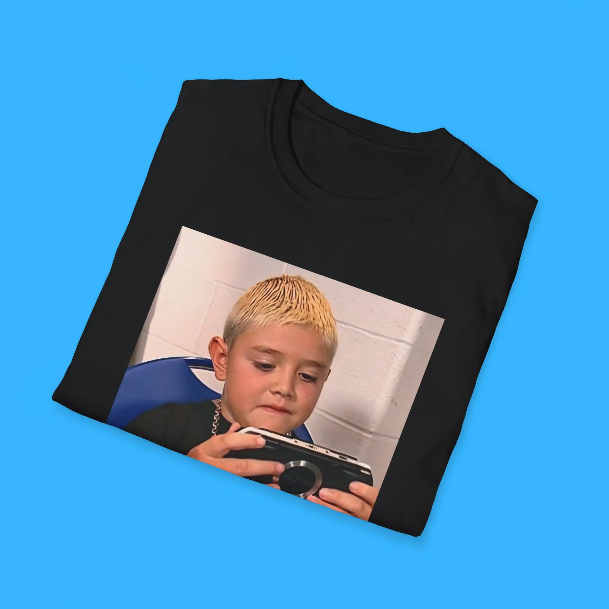 Young-Mysterio-Playing-PSP-Shirts Young Mysterio Playing PSP Shirts