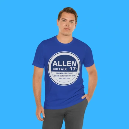 Buffalo Bills Allen 17 Hysteria And Pure Joy Person Shirt