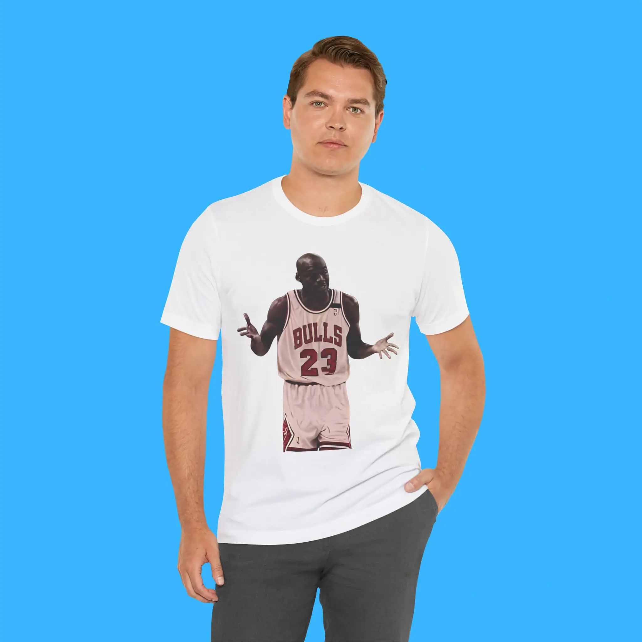 Chicago-Basketball-Shrug-Person-Shirt Chicago Basketball Shrug Person Shirt