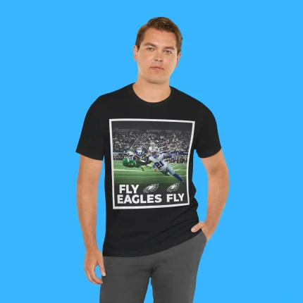 DeVonta Smith Touchdown Fly Eagles Fly Person Shirt