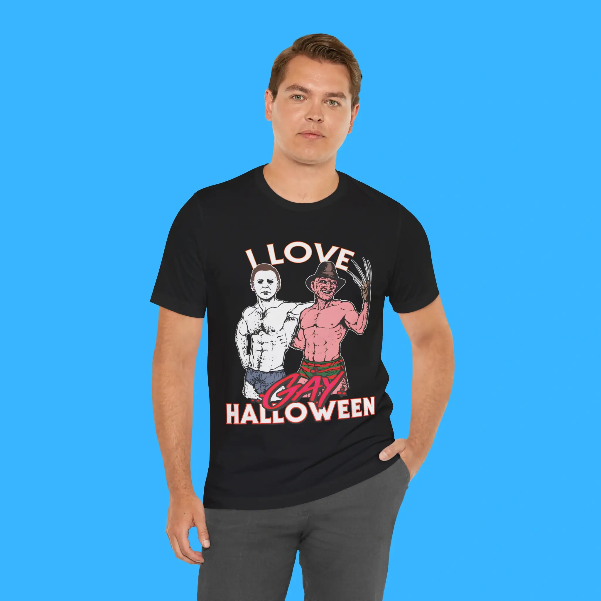 I-Love-Gay-Halloween-Person-Shirt I Love Gay Halloween Person Shirt