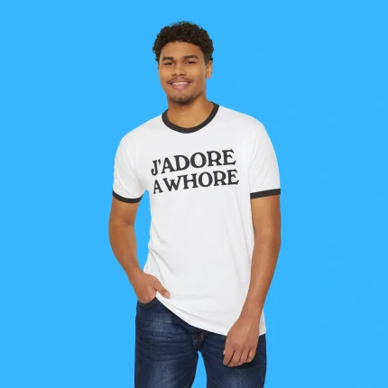 J'adore Awhore Person T Shirt