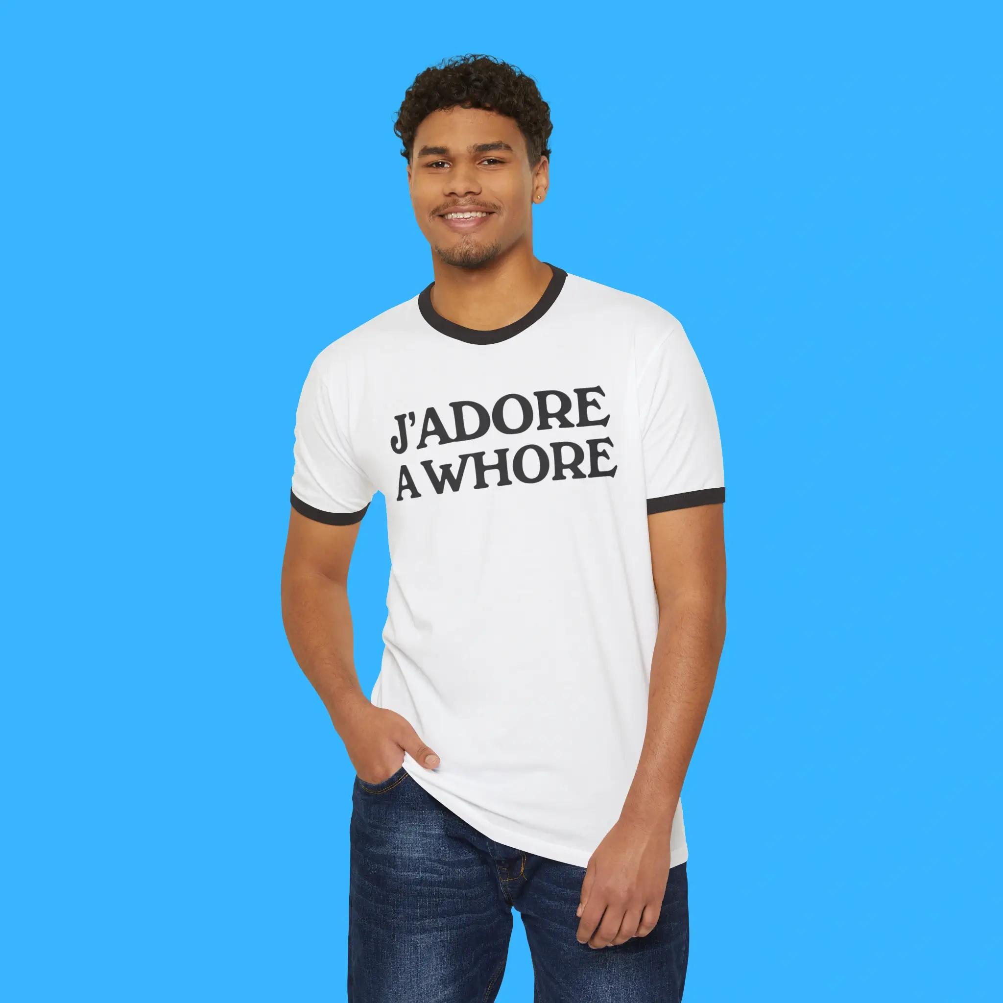 Jadore-Awhore-Person-T-Shirt J'adore Awhore Person T Shirt