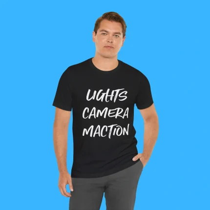 Lights Camera Maction Person Shirt