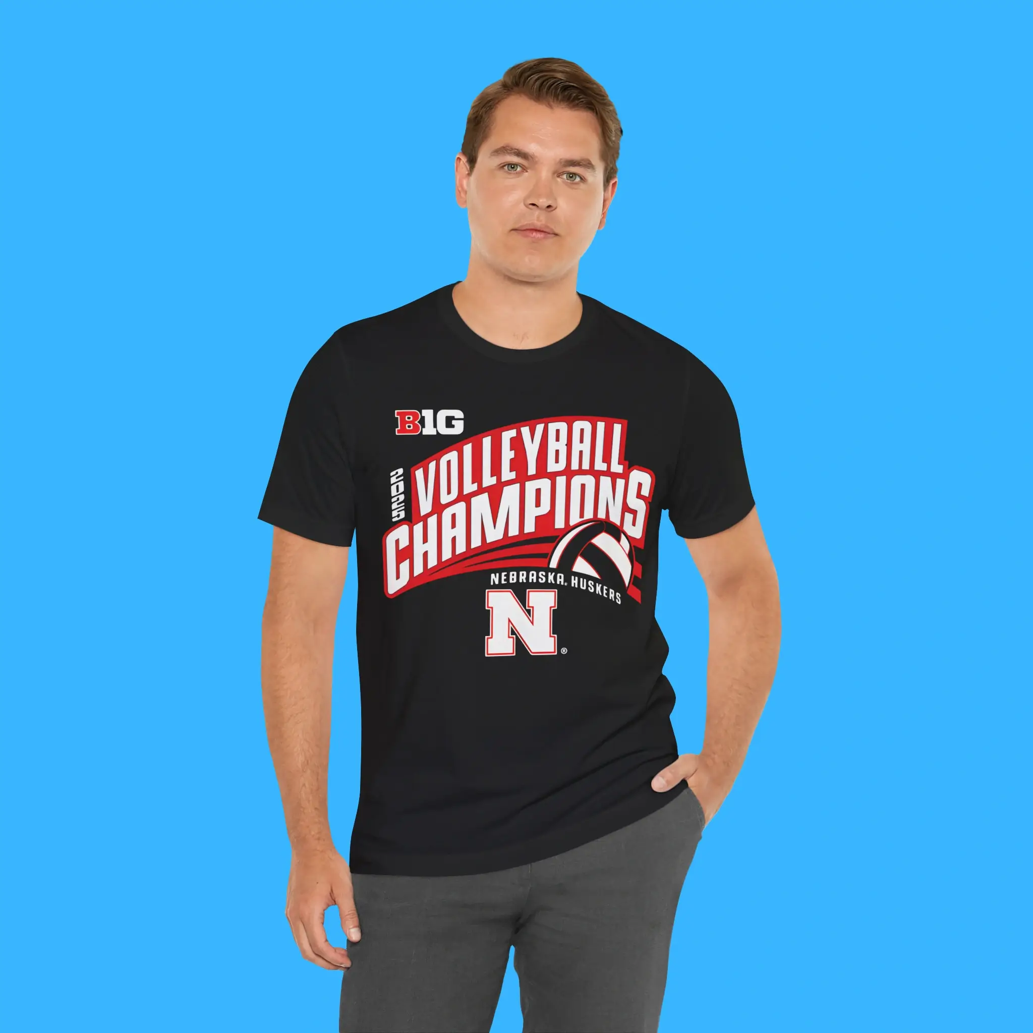 Nebraska-Huskers-Volleyball-Champions-2025-Person-Shirt Nebraska Huskers Volleyball Champions 2025 Person Shirt