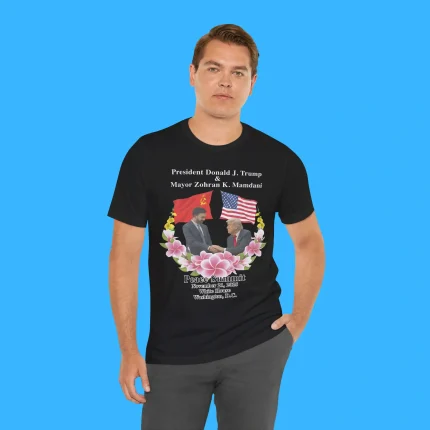 Peace Summit Donald Trump and Zohran Mamdani Person Shirt