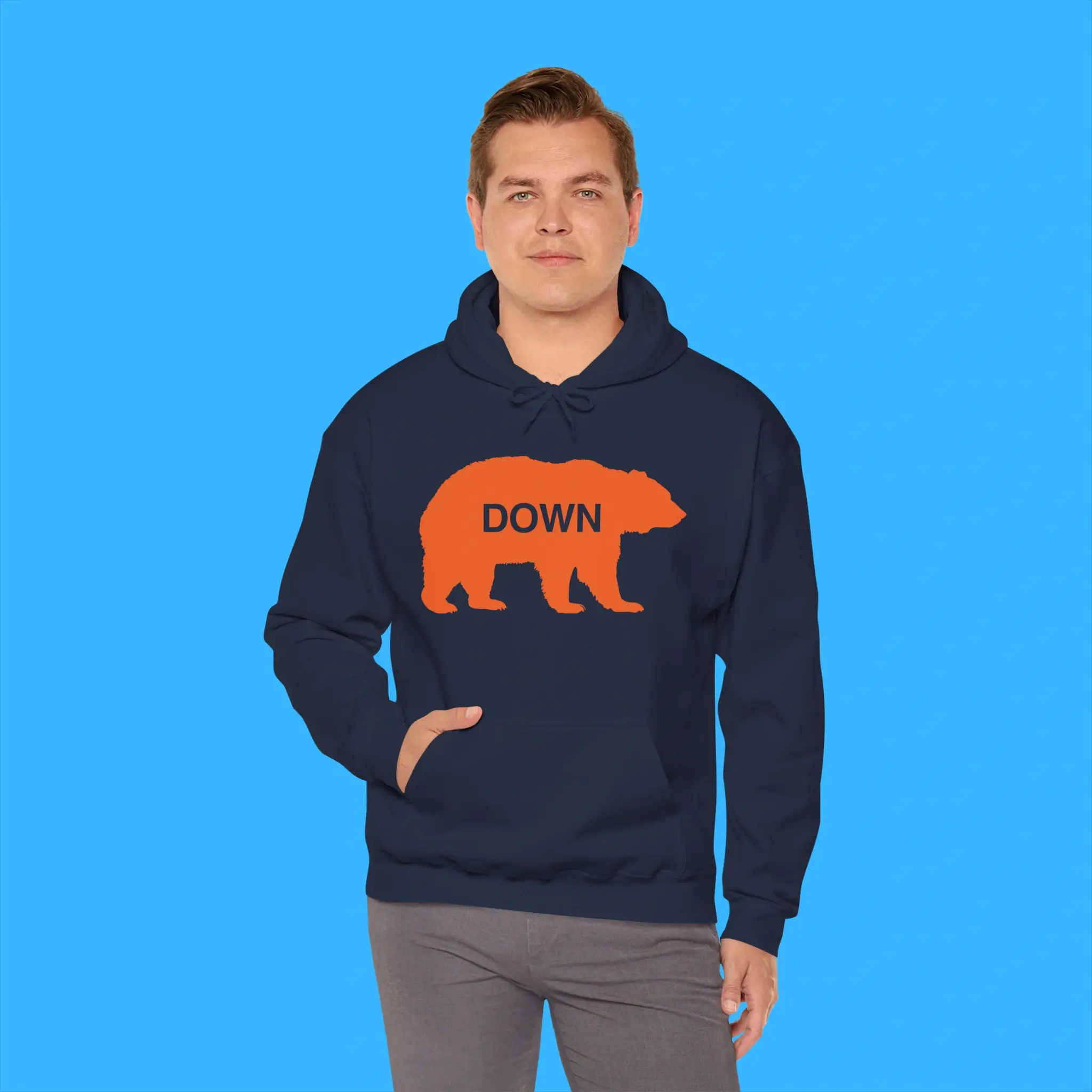 Walking-Bear-Down-Person-Hoodie Walking Bear Down Person Hoodie