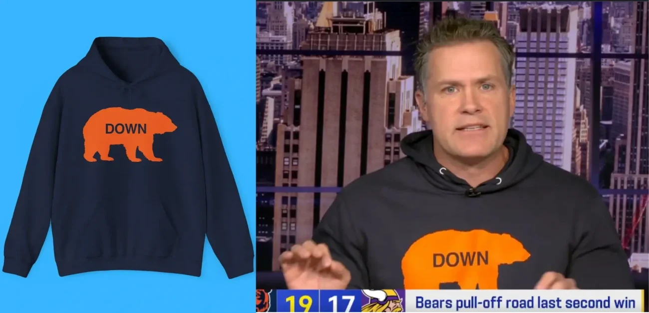 Walking Bear Down Post Hoodie