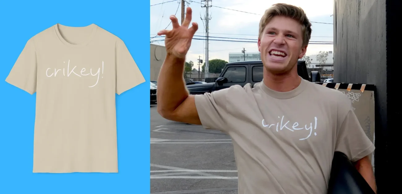Robert Irwin Crikey Post Shirt