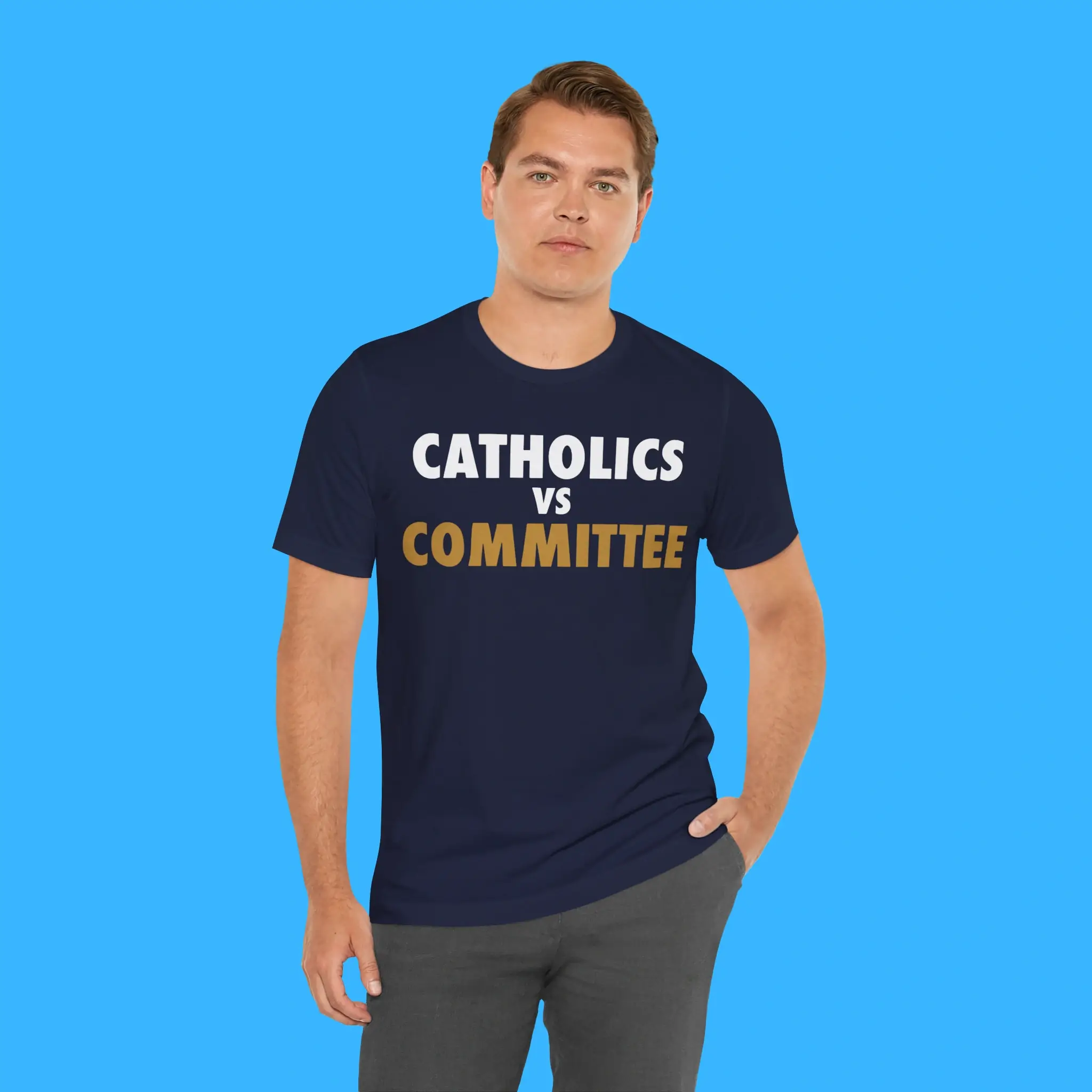 Catholics-VS-Committee-Person-Shirt Catholics VS Committee Person Shirt