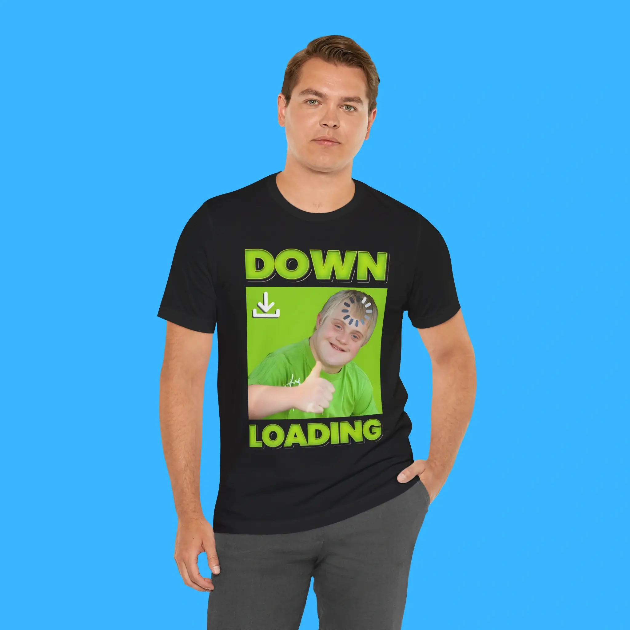 Down-Loading-Person-Shirt Down Loading Person Shirt