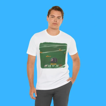 Eagles Vs Commanders Hat On The Field Person Shirt