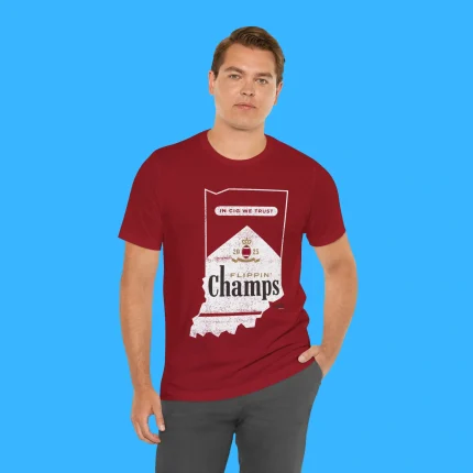 Flippin Champs Indiana College Football Fans Person Shirt