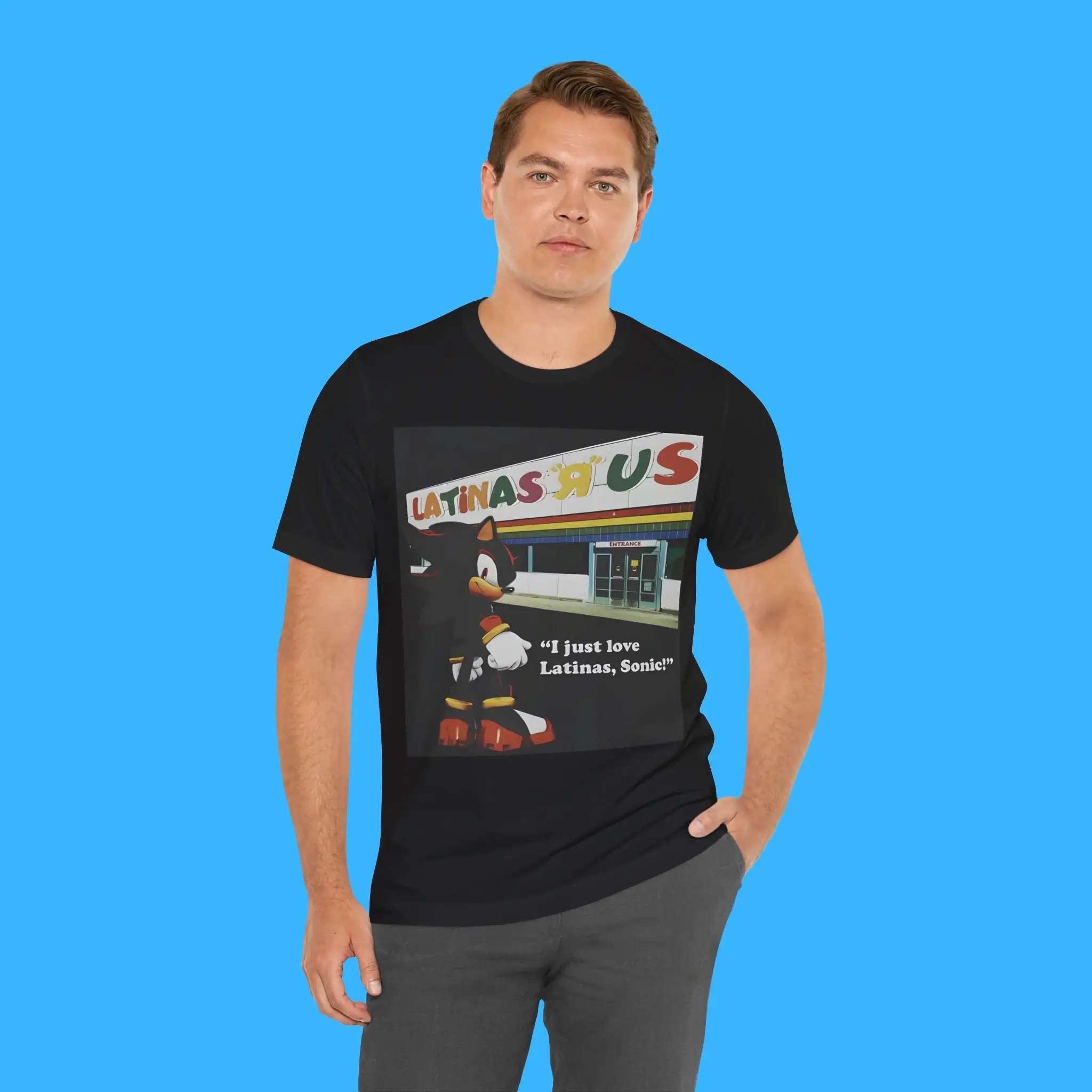 I-Just-Love-Latinas-Sonic-Person-Shirt I Just Love Latinas Sonic Person Shirt