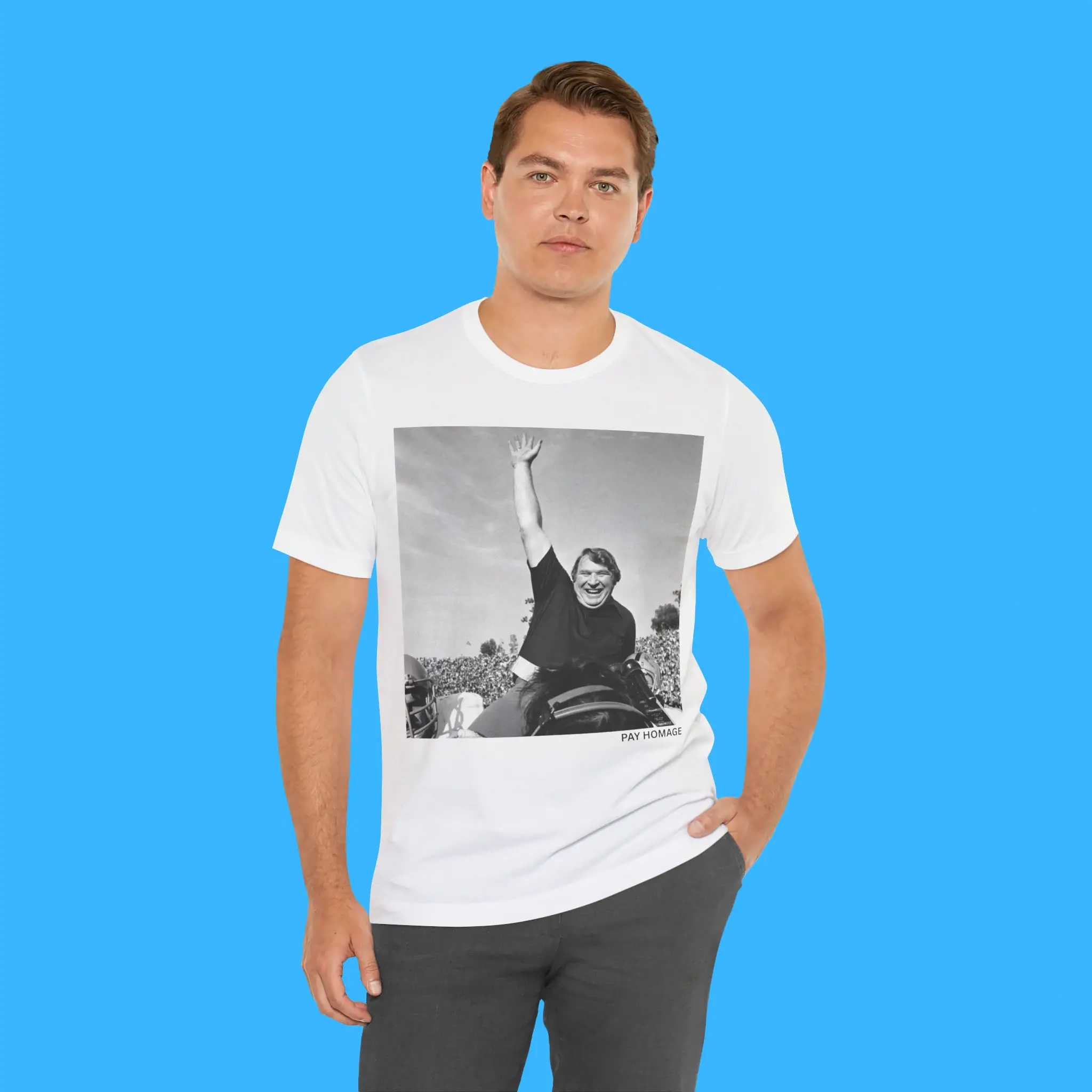 John-Madden-Pay-Homage-Person-Shirt John Madden Pay Homage Person Shirt