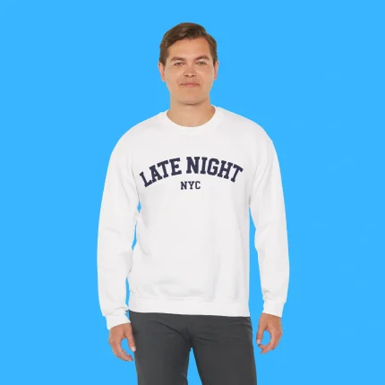 Late Night NYC Person Sweatshirt