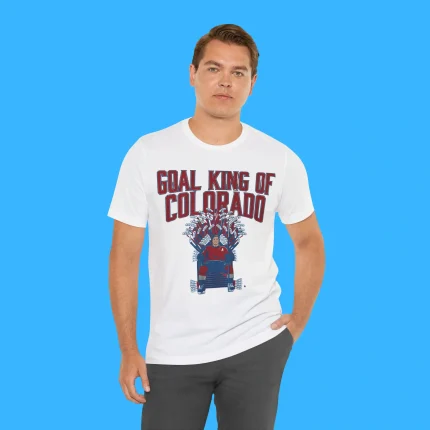 Nathan MacKinnon Goal King of Colorado Person Shirt