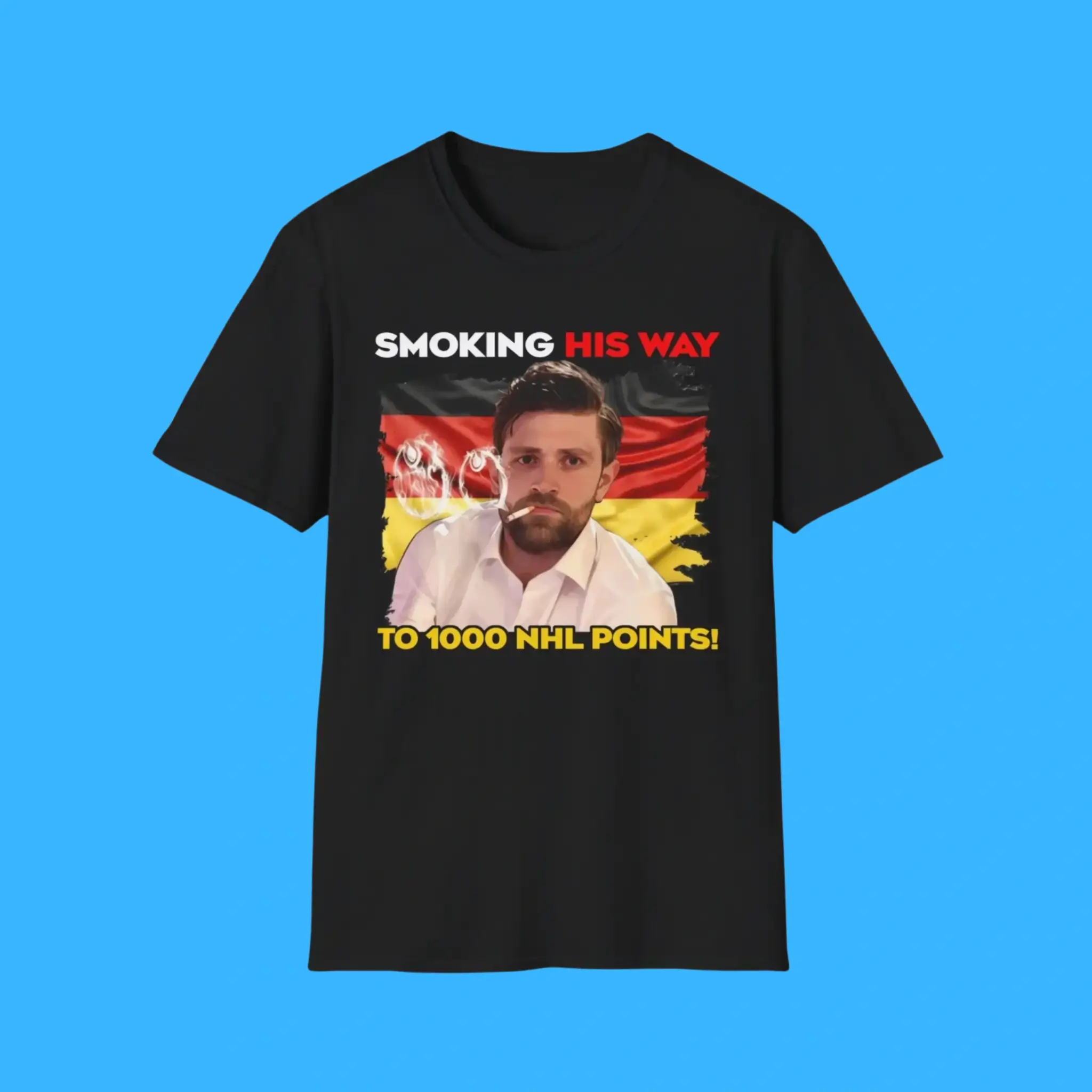 Smoking-His-Way-To-1000-Points-Shirt Smoking His Way To 1000 Points Shirt