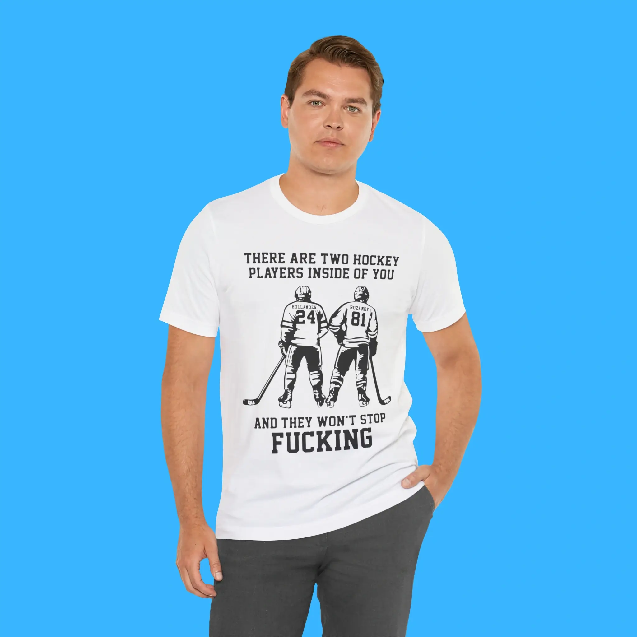 There-Are-Two-Hockey-Players-Person-Shirt There Are Two Hockey Players Person Shirt