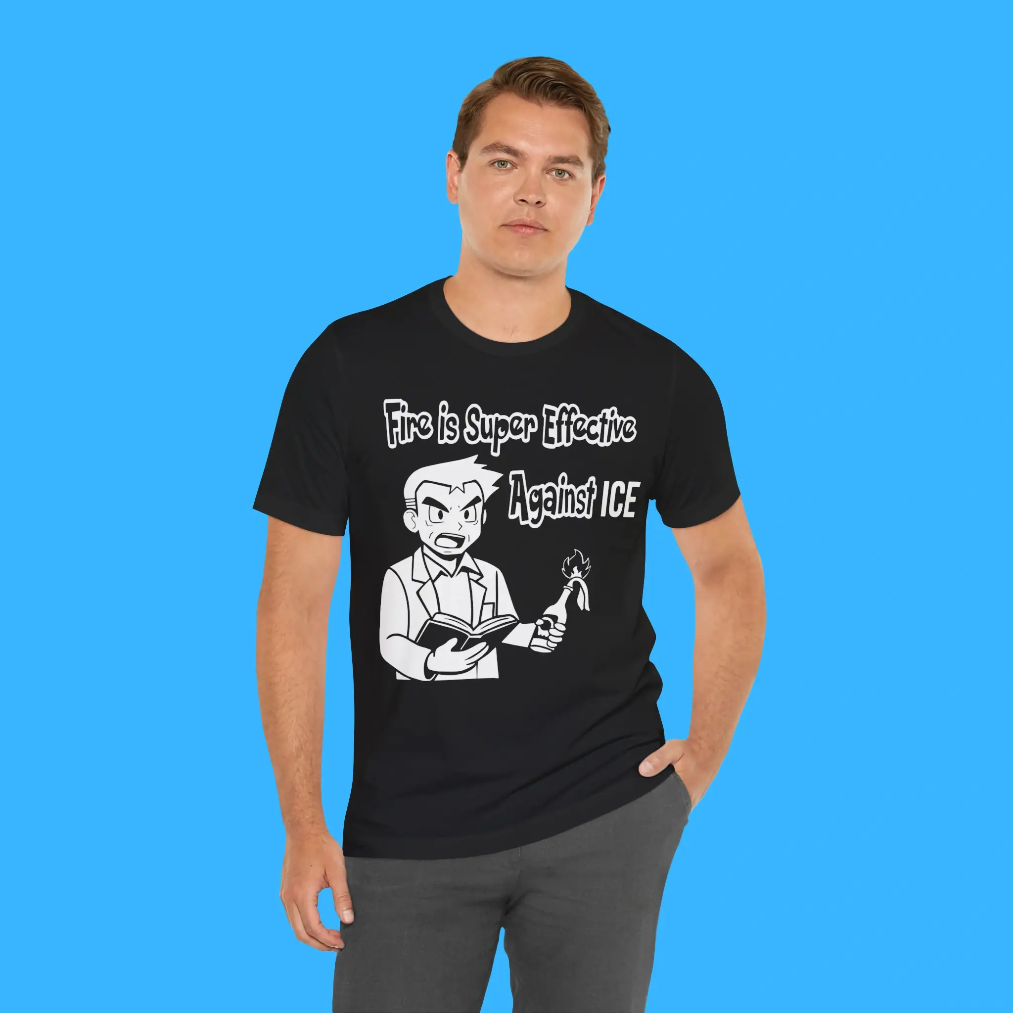 Fire Is Super Effective Against ICE Premium Shirt