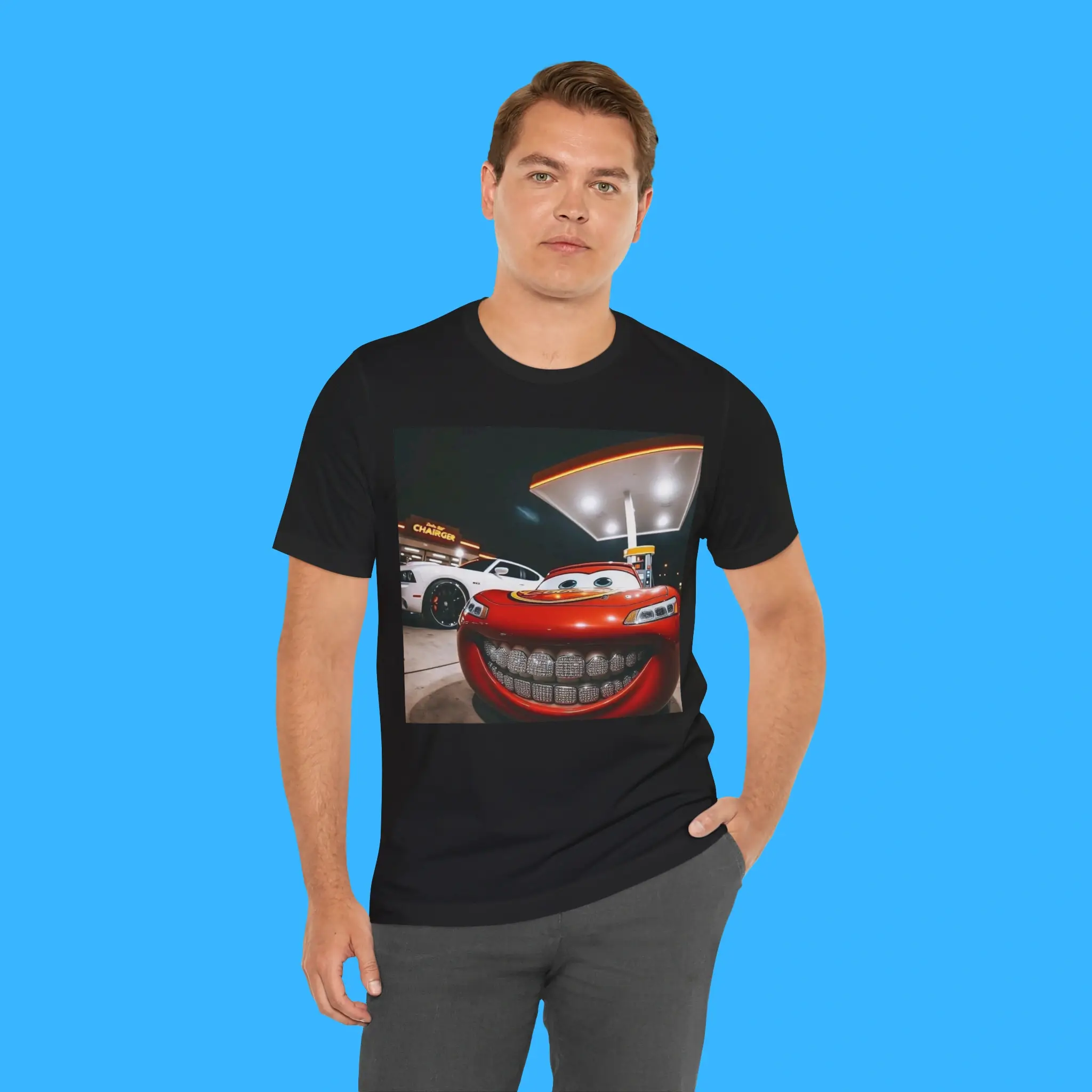 Lightning-McQueen-Grillz-Person-Shirt Lightning McQueen Grillz Person Shirt