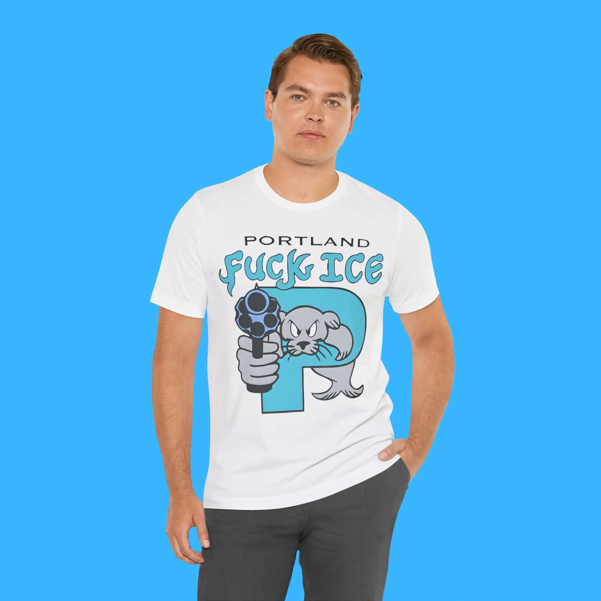 Portland Fuck ICE Person Shirt