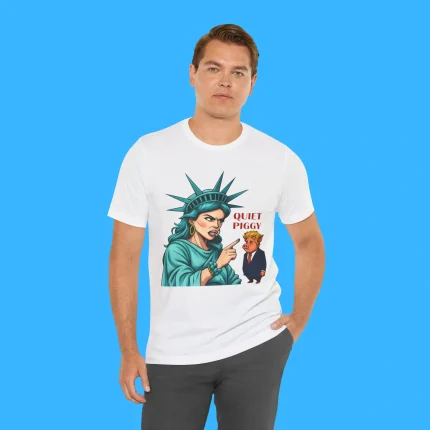Statue Of Liberty Quiet Piggy Trump Person Shirt