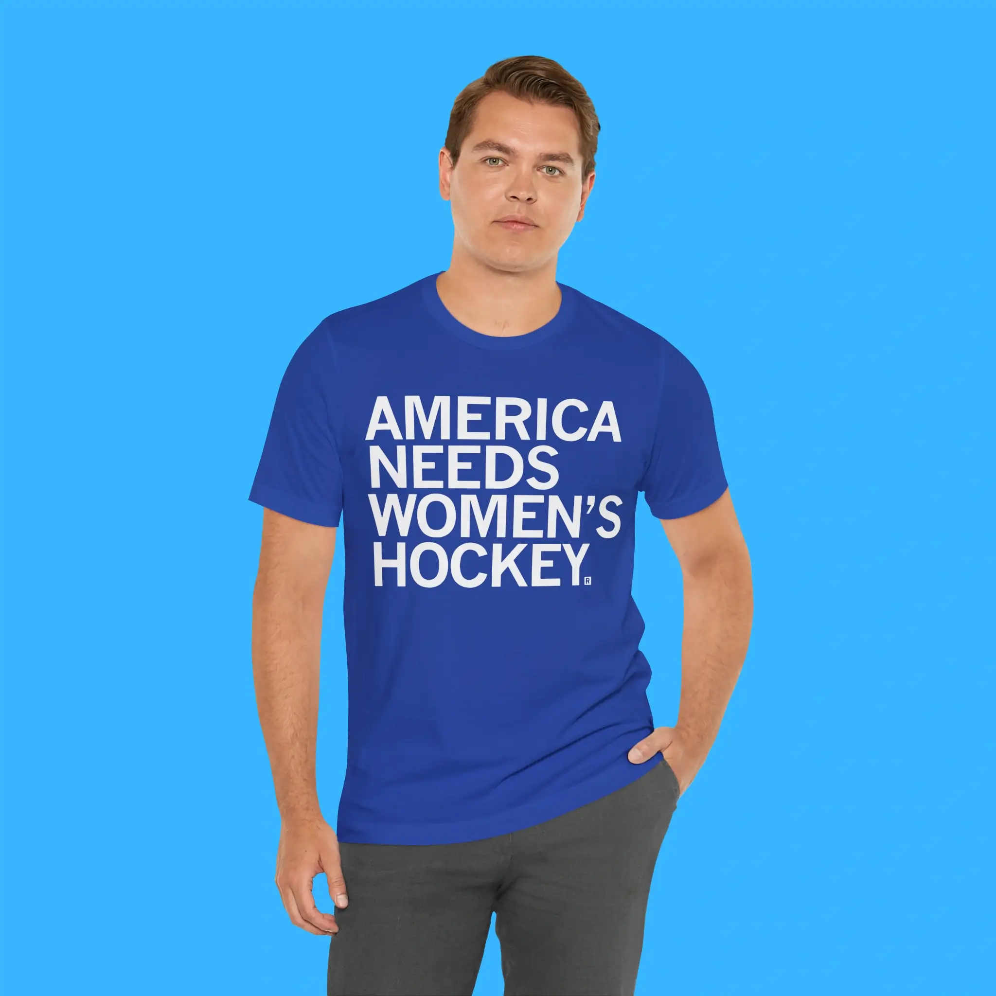 America Needs Women's Hockey Person Shirt