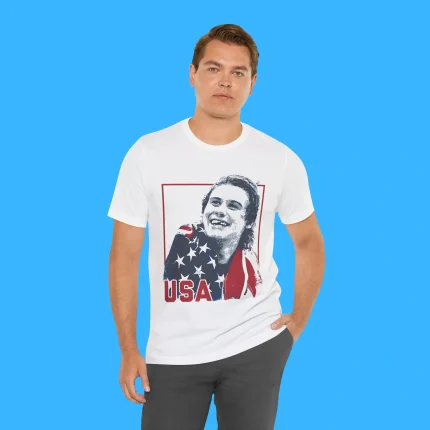 Jack Hughes USA 2026 Hockey Person Shirt