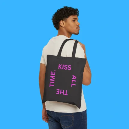 Kiss All The Time Person Tote Bag