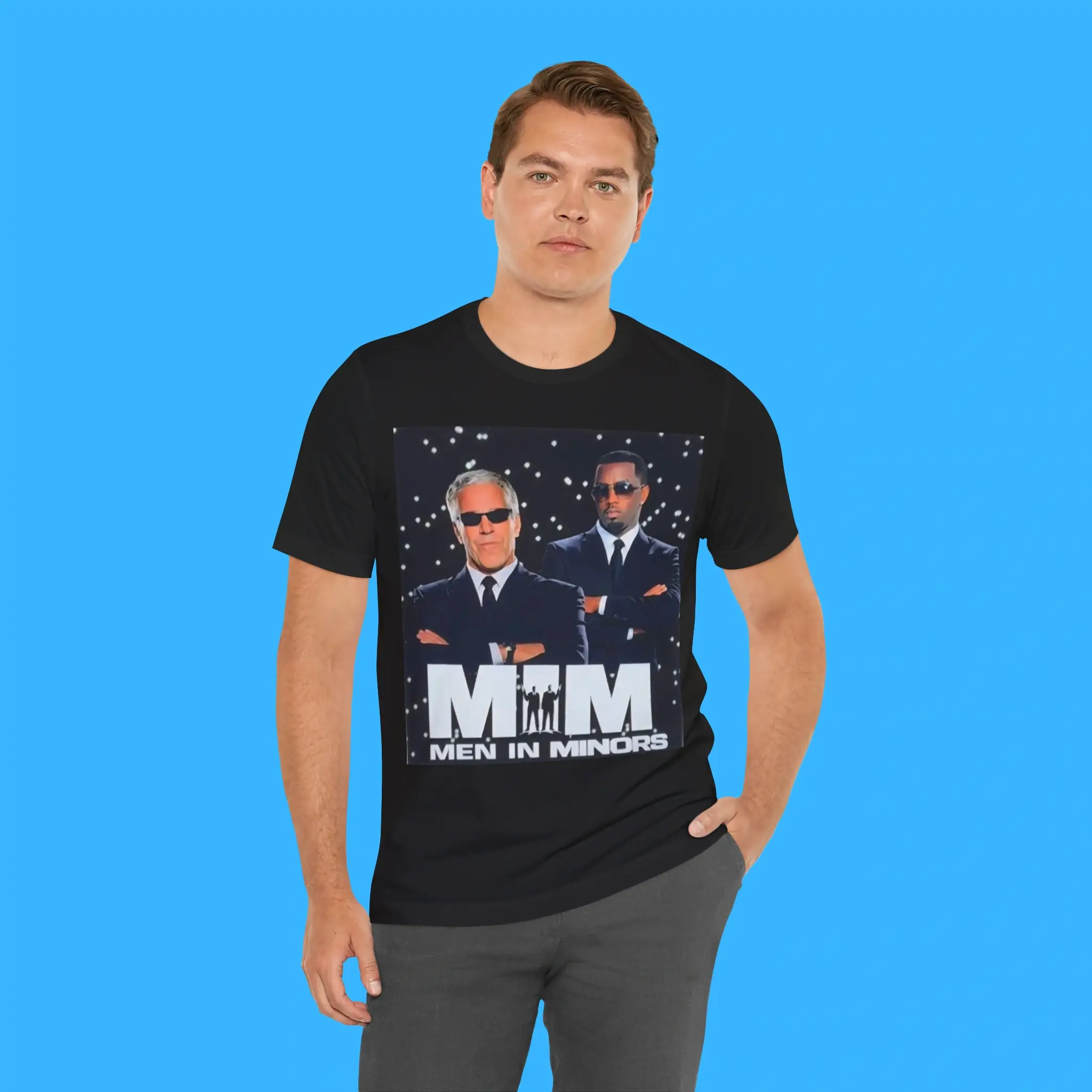 Men In Minors Person Shirt
