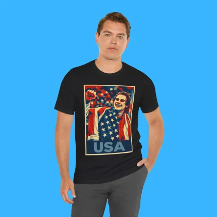 Men’s Hockey USA Golden Goal Person Shirt
