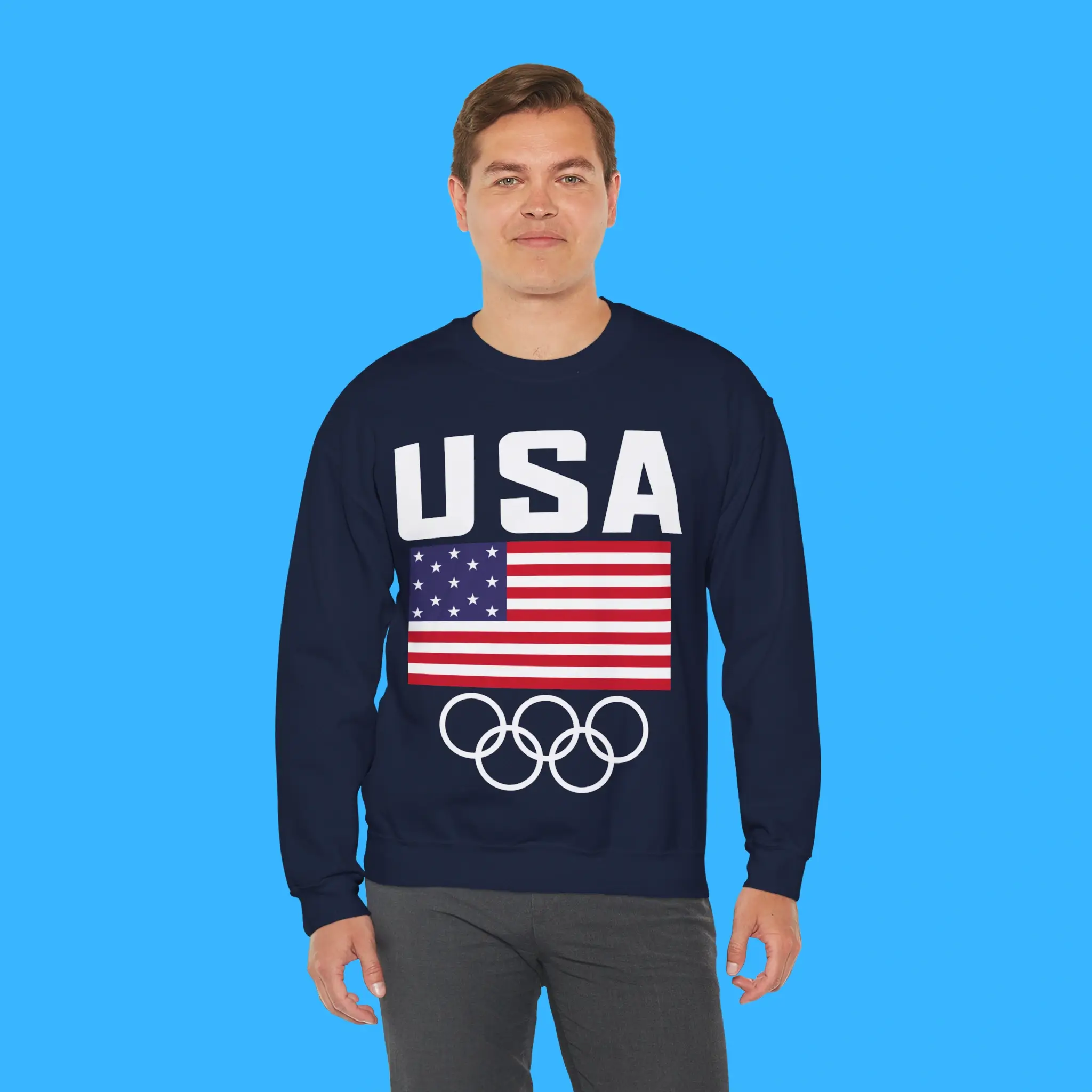 USA Olympic Person Sweatshirt