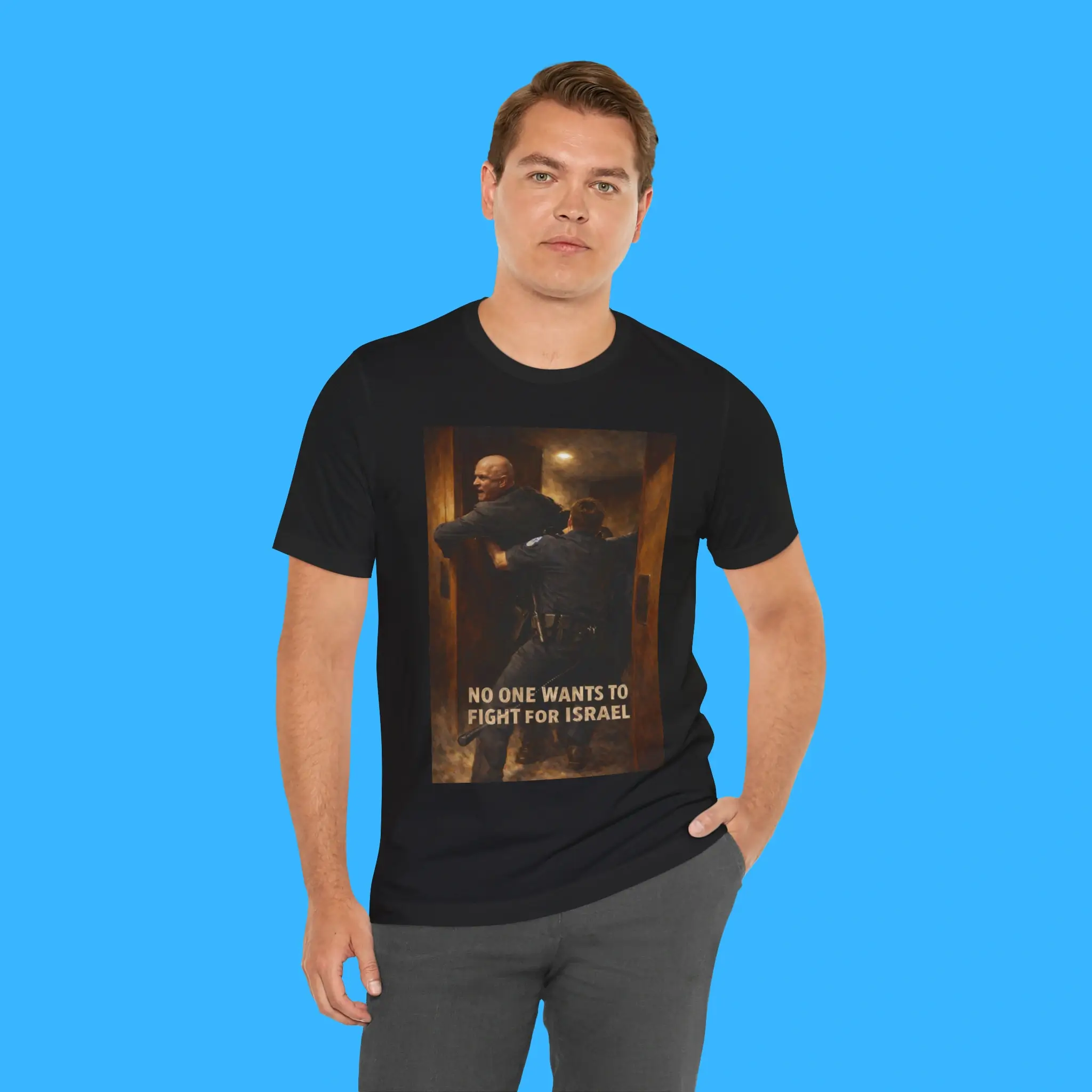 Brian McGuinness No One Wants To Fight For Israel Person Shirt