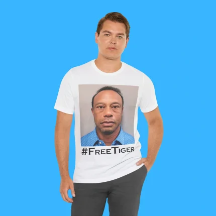 Free Tiger Mugshot Person Shirt