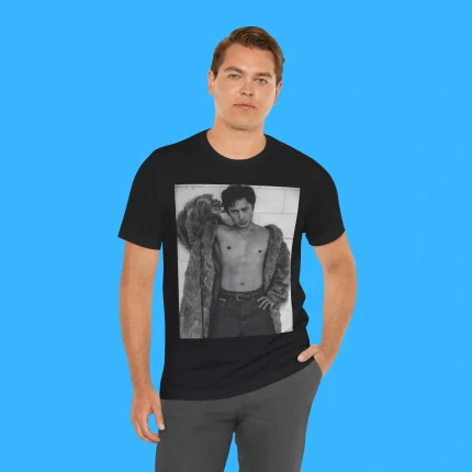 Hudson Williams Fur Coat Person Shirt