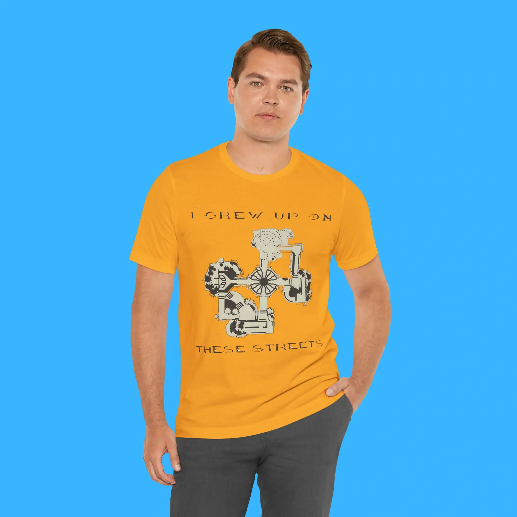 I Grew Up on These Streets Person Shirt