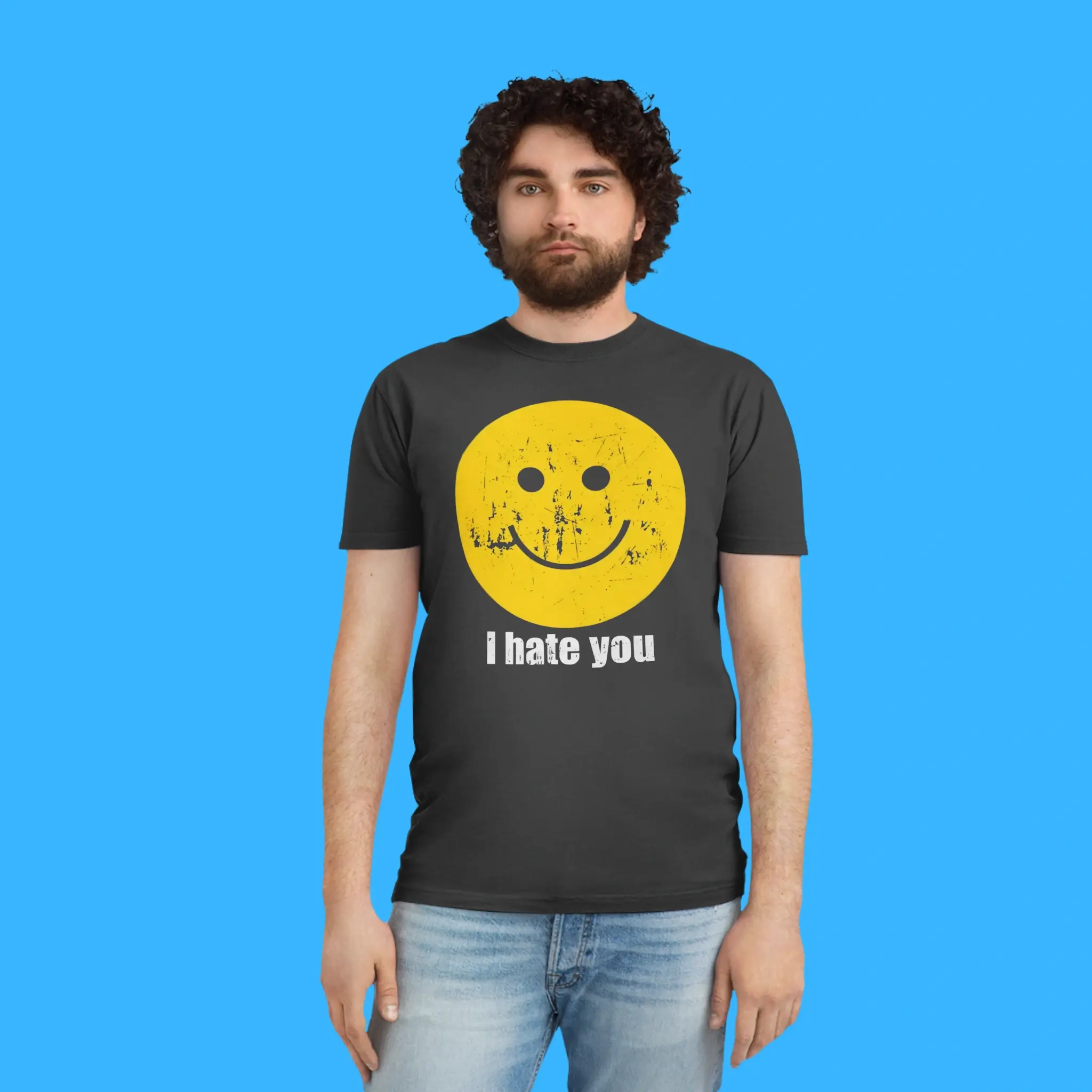 I Hate You Smiley Face Harry Styles Person Shirt