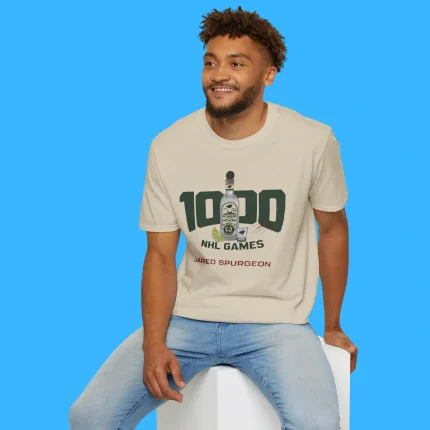 Jared Spurgeon 1000 nhl Games Person Shirt