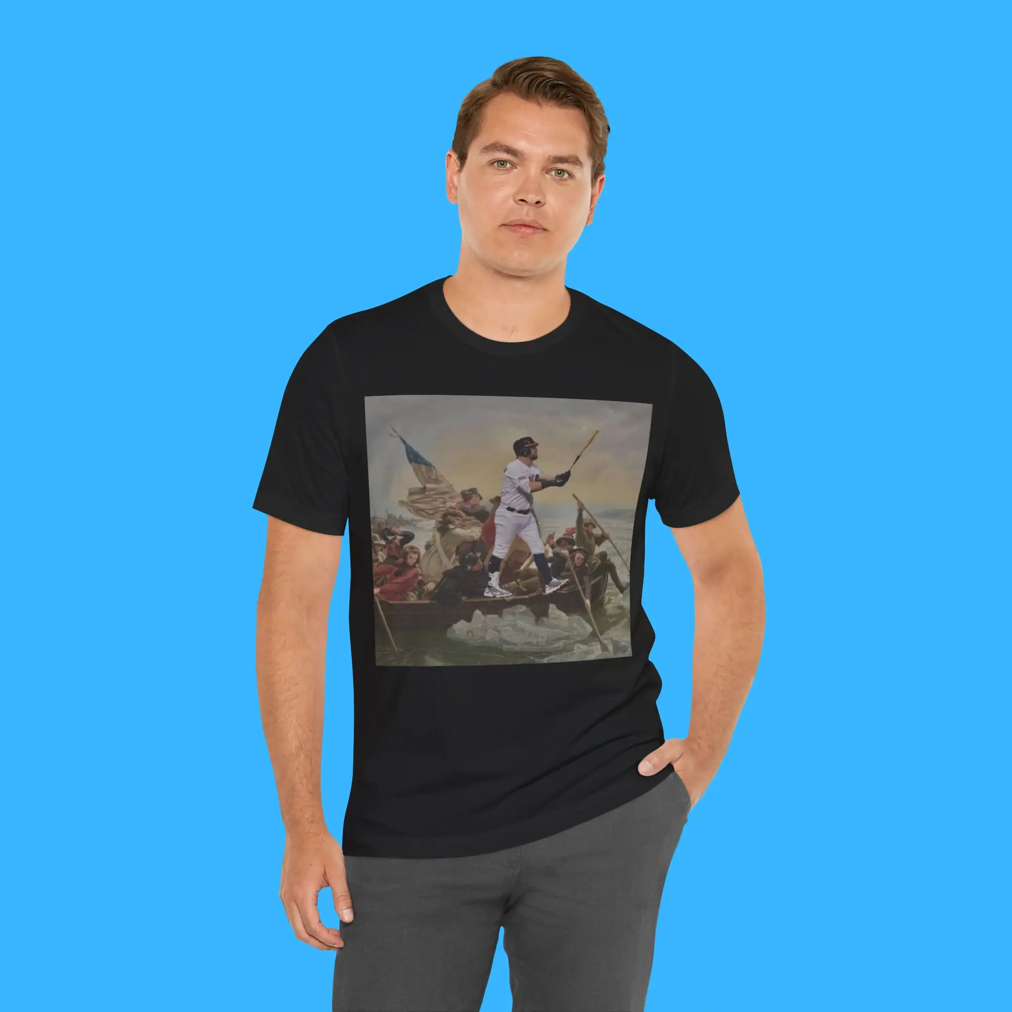 Kyle Schwarber Schwarber Crossing The Delaware Team Usa Person Shirt