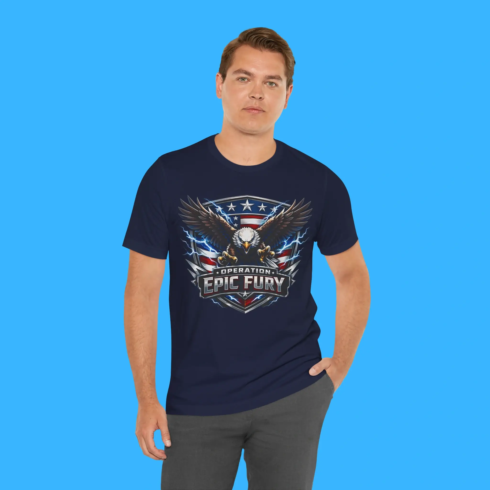 Operation Epic Fury Person T-Shirt