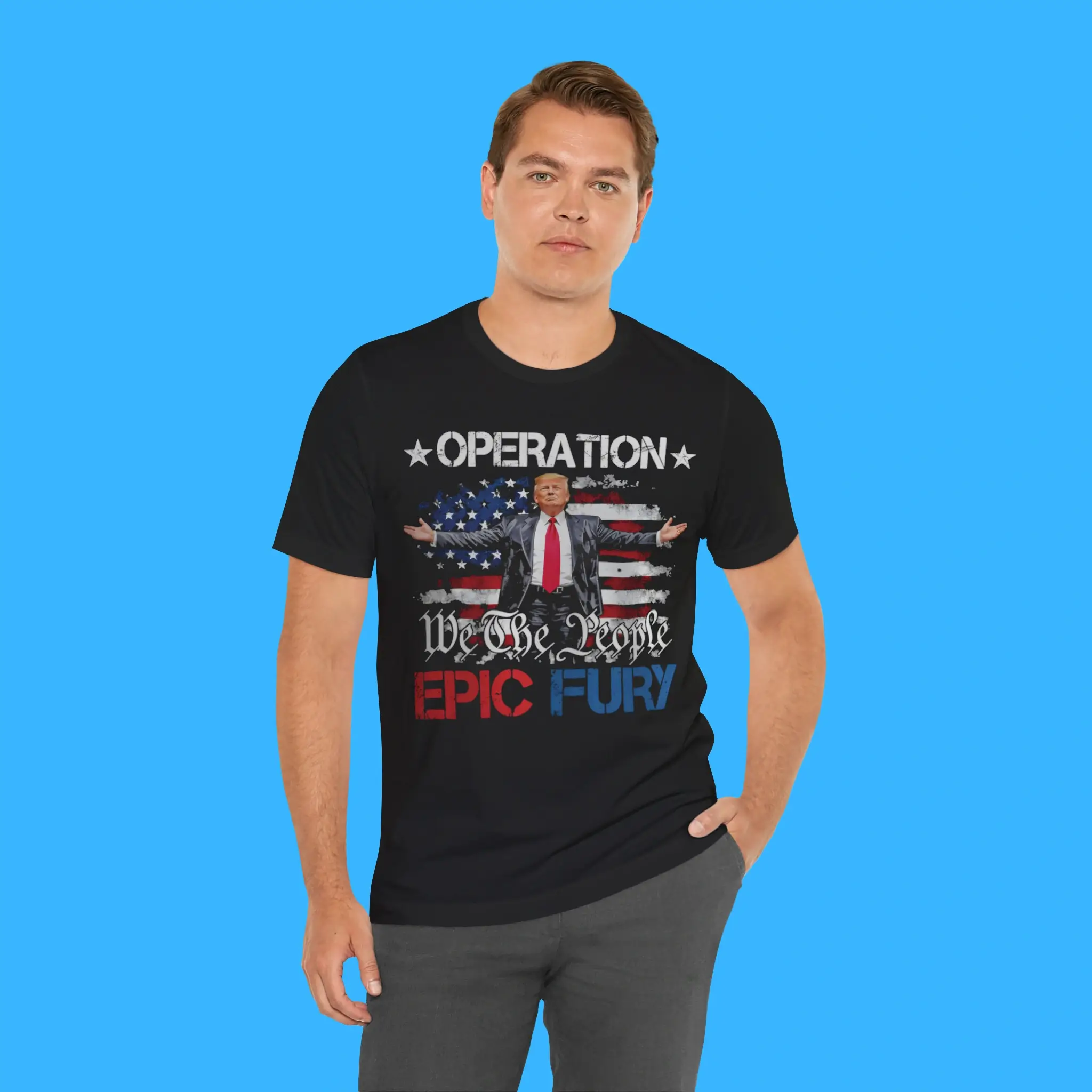 Operation Epic Fury Trump Person Shirt