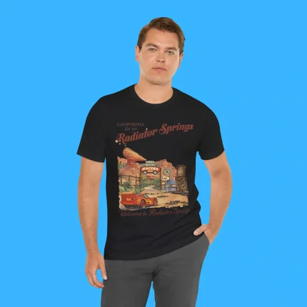 Radiator Springs Lightning McQueen Disney Person Shirt