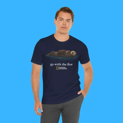 Sea Otter Go with the Flow Person Shirt