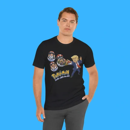 Trump Iran Leader Maduro El Mencho Pokemon Person Shirt
