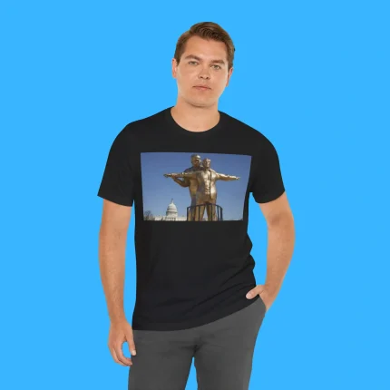 Trump and Epstein Titanic Statue Person Shirt